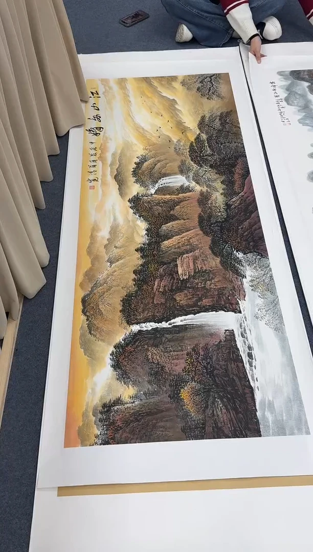 国画同类型随机江山