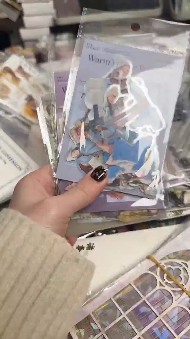 胡*哥暖冬絮语贴纸 随机3款