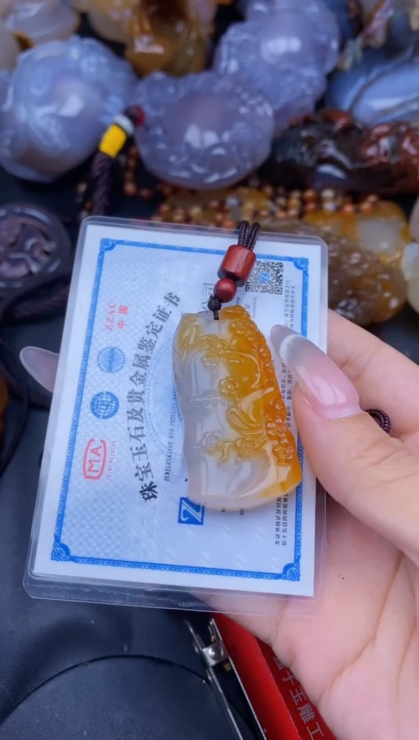 【闪购商品】玛瑙/玉髓颈饰合金ll