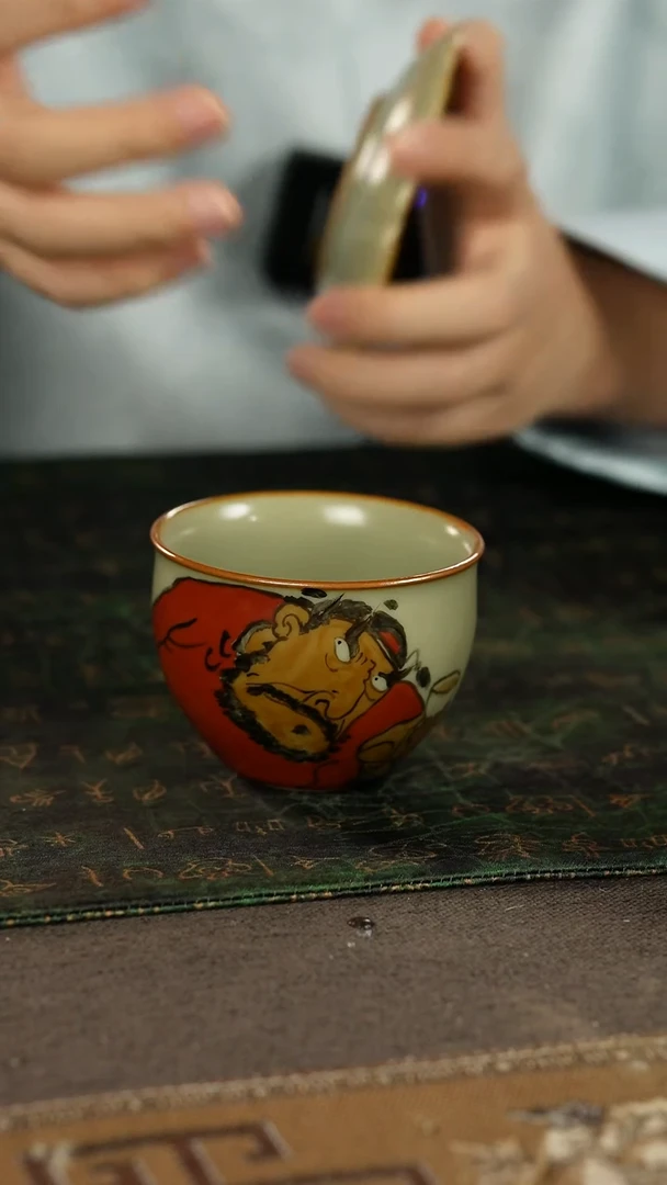 厚**福善窑厂汝窑主人杯