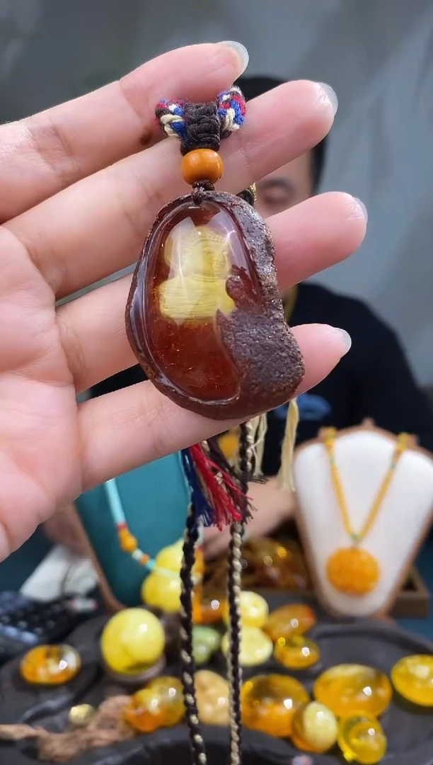 裸石琥珀未镶嵌基地发货 一物一证 顺丰包邮