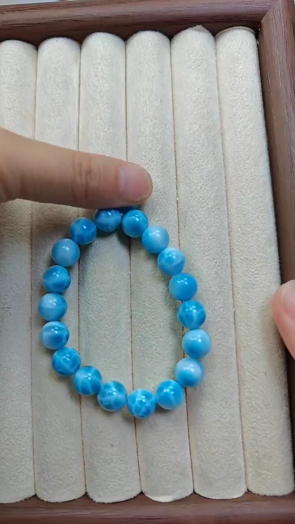 未镶嵌针钠钙石（海纹石）手链Y***o多样性发一