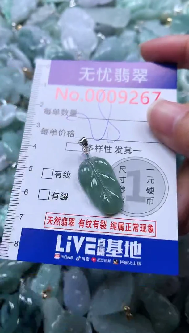 颈饰未镶嵌翡翠9267