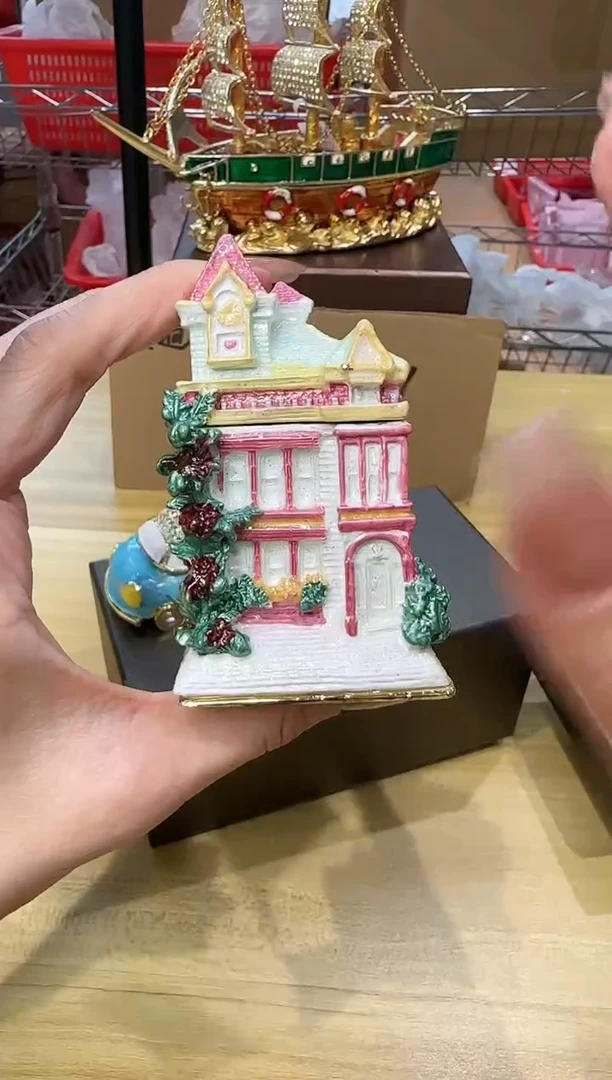 【闪购商品】茶宠珐琅首饰盒摆件AD101