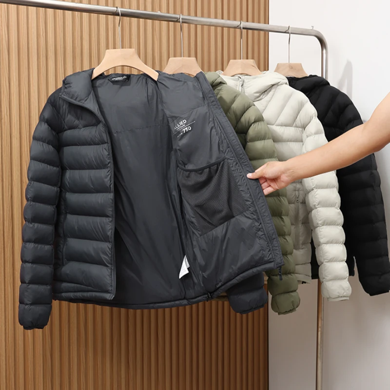 秋冬男士轻便连帽棉服 金标P棉 简约通勤日常休闲保暖棉服