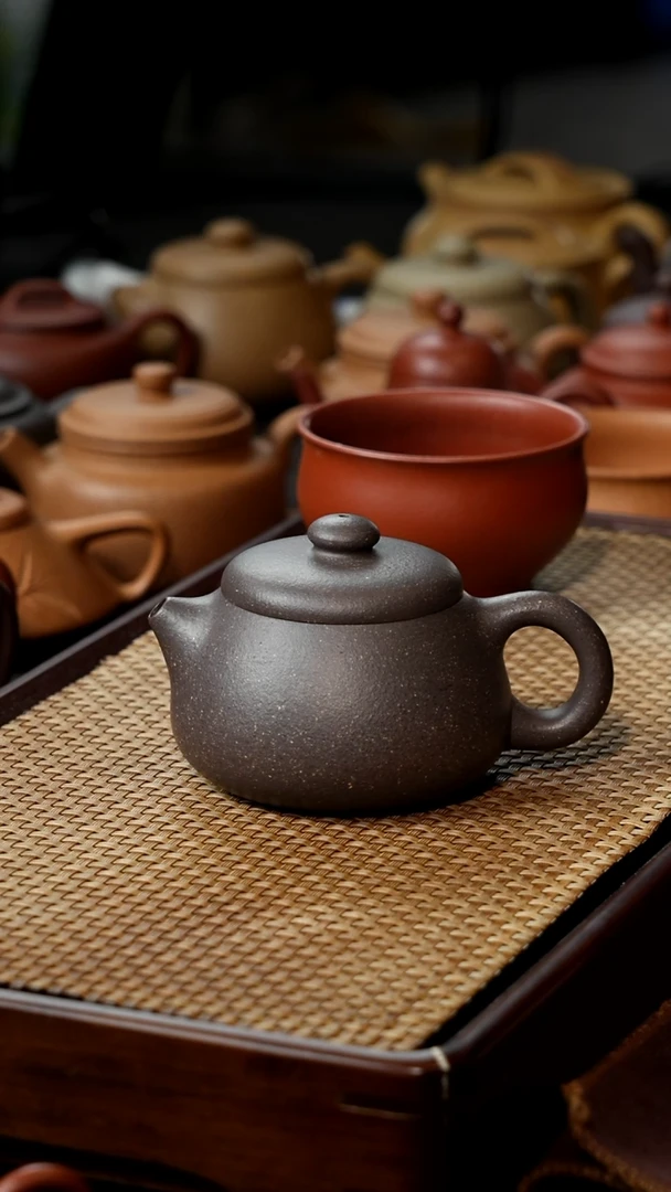 【闪购商品】紫砂茶壶大彬文旦千禧紫泥气窑