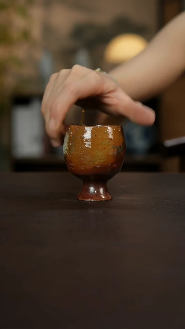 杯景德镇陶瓷杯碗柴烧多人