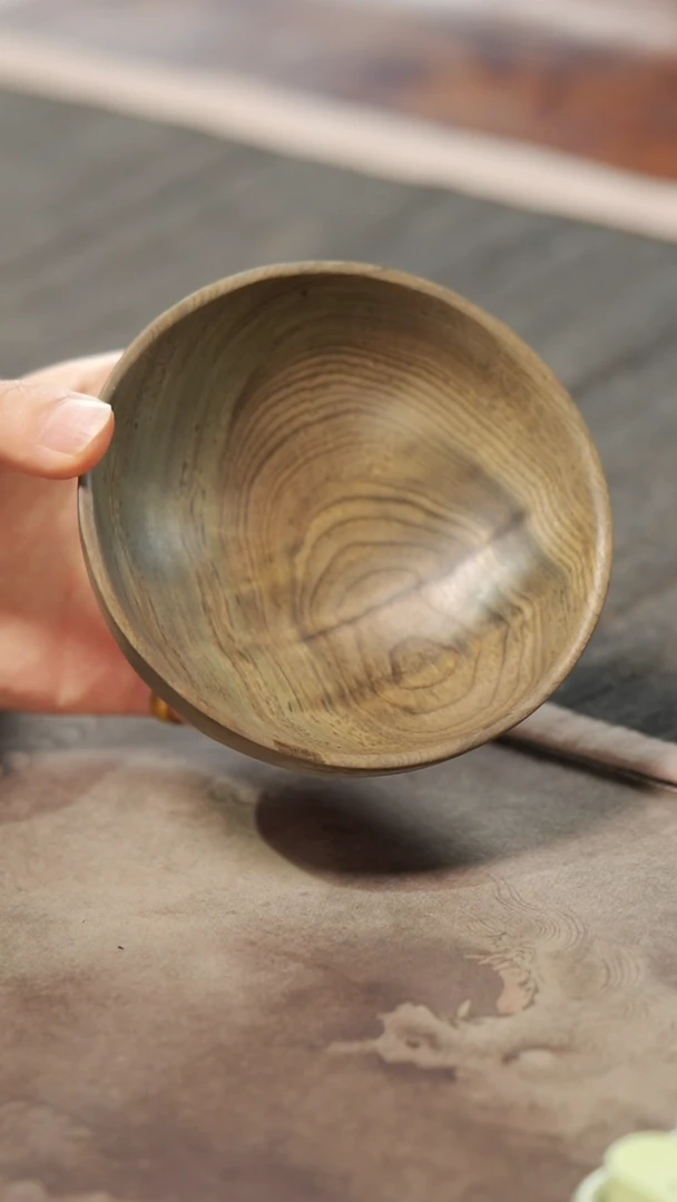 【闪购商品】金丝楠木艺218原木款坚果小碗