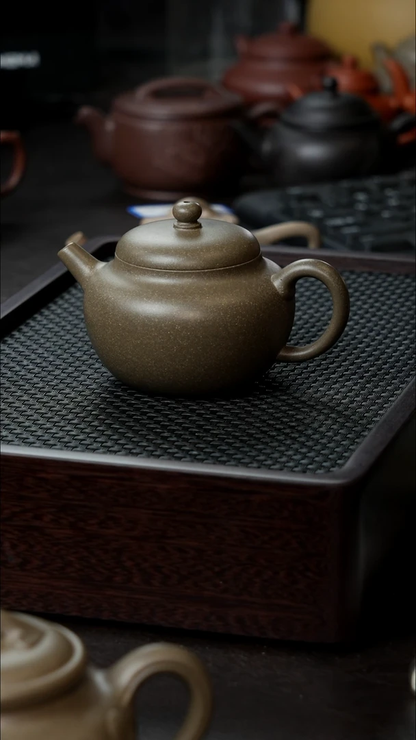 茶壶紫砂松华青段玄玉半手180全品