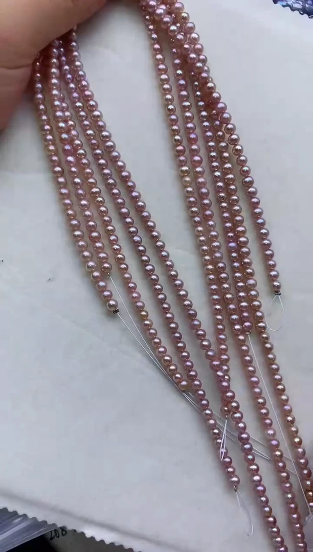 【闪购商品】淡水珍珠项链银S925镶嵌多发其一