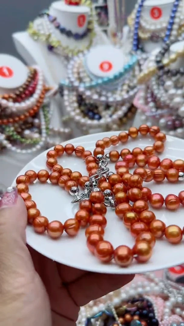 淡水珍珠未镶嵌颈饰1