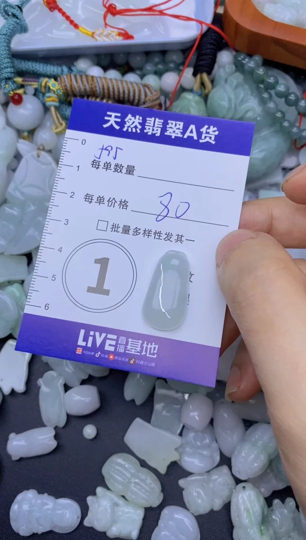 颈饰未镶嵌翡翠天然翡翠A货批量多样性发一件