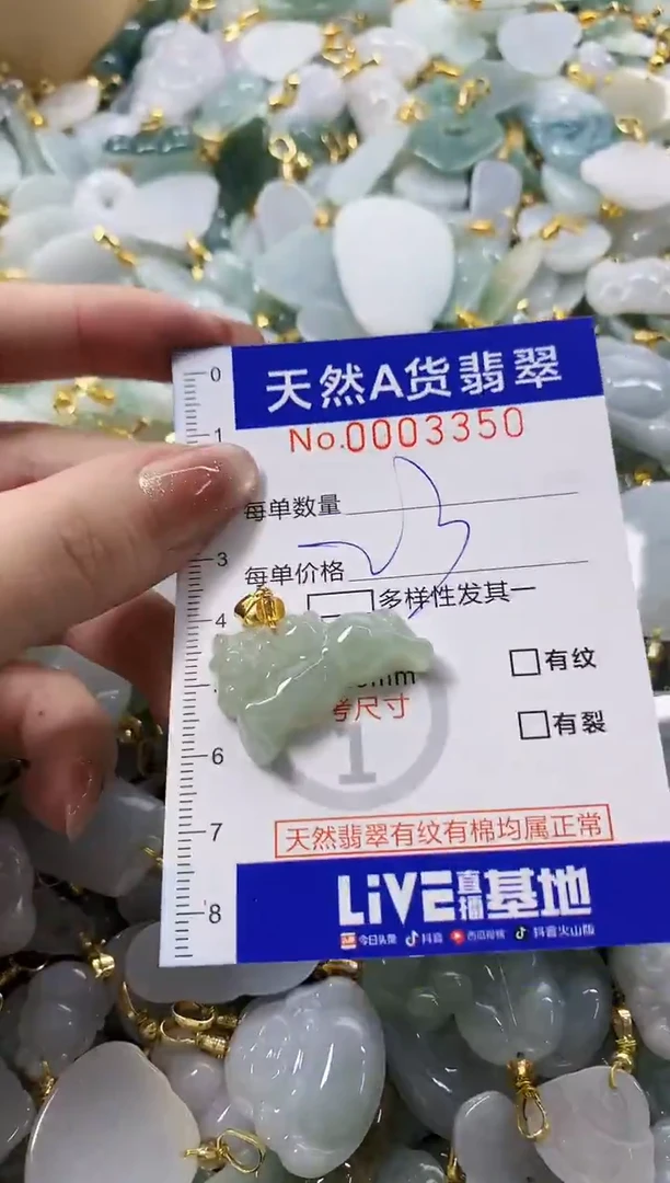 颈饰未镶嵌翡翠天然A货翡翠