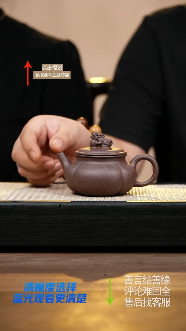 茶壶紫砂天星砂狮球壶