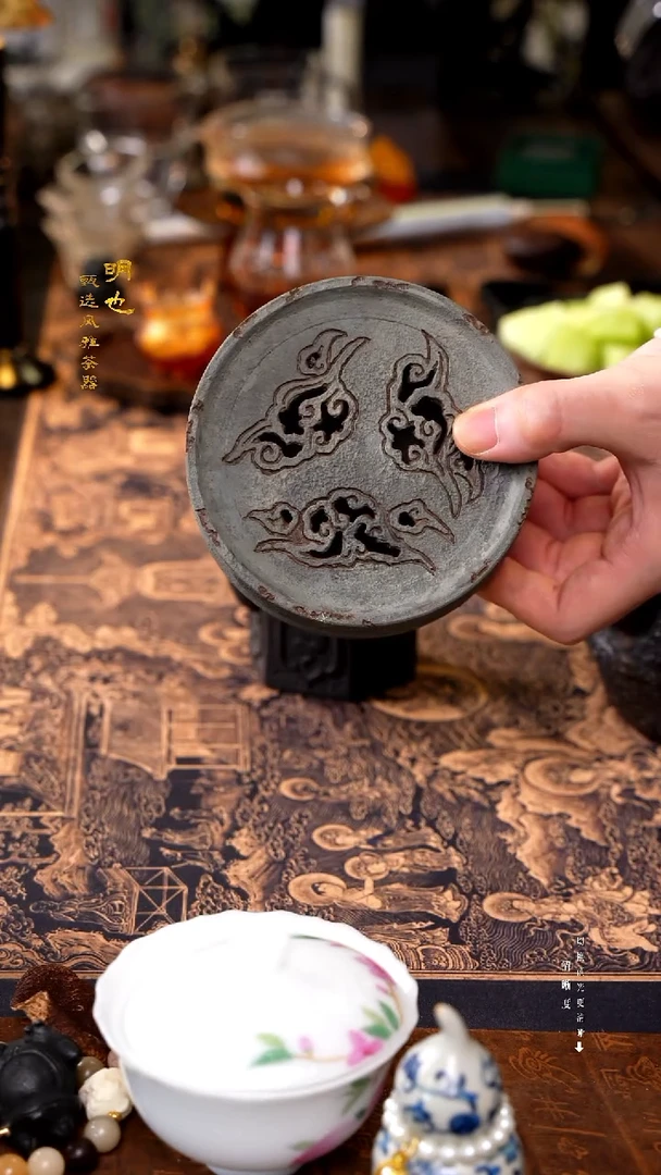 三***麒明也茶器/ 明也茶器