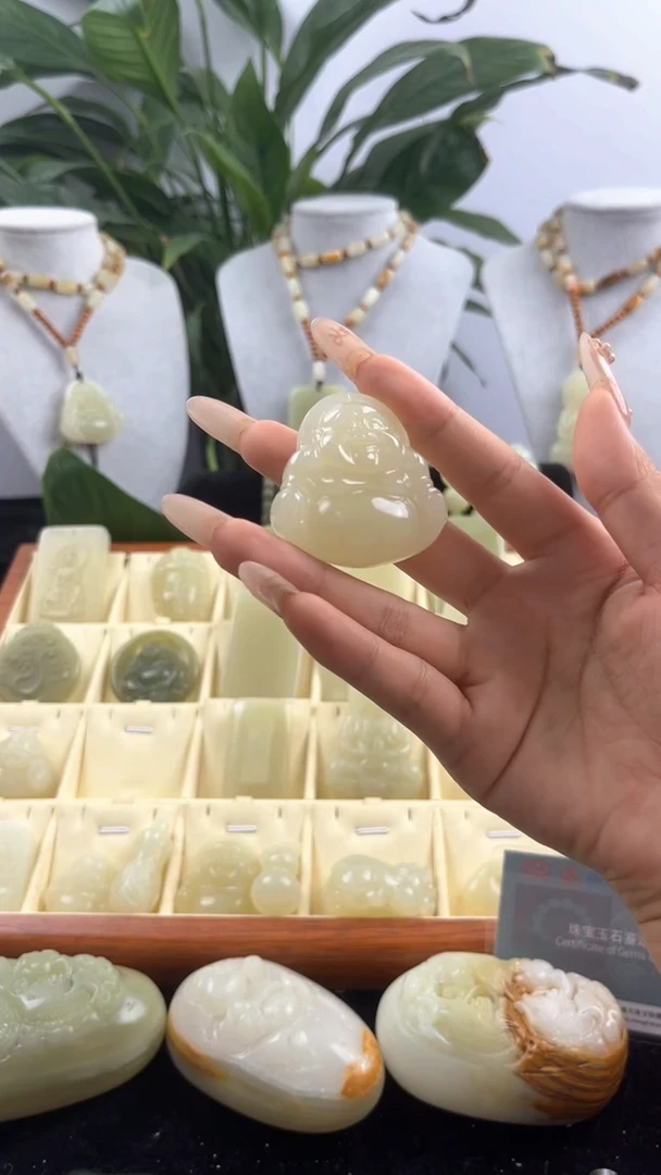 玉双面佛公配绳配礼盒