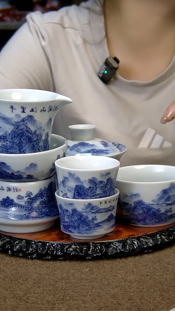 陶瓷盖碗套装组合