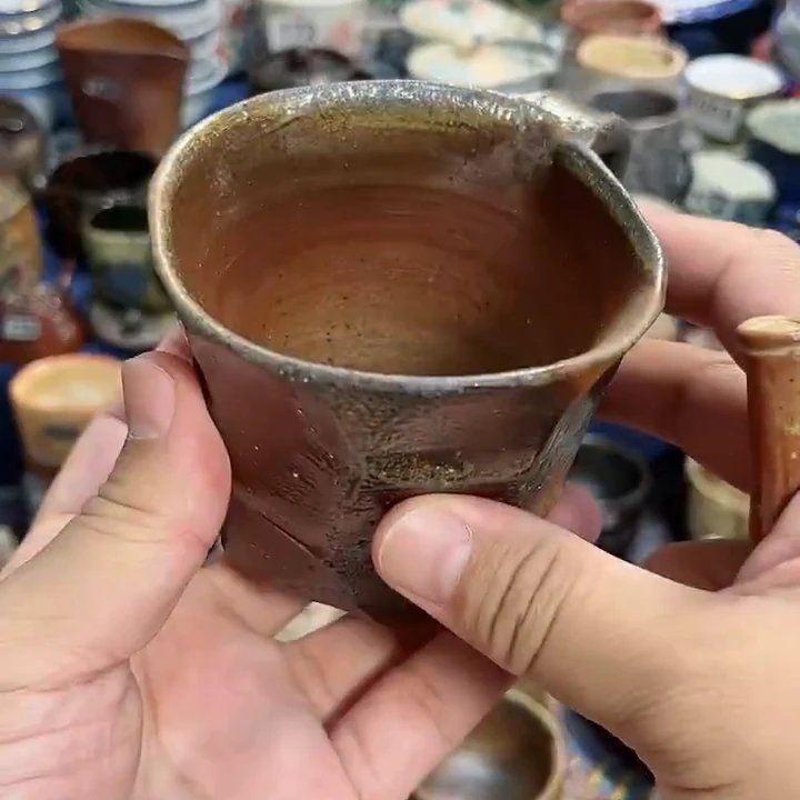 177日式备前烧马克杯茶具茶器茶周边