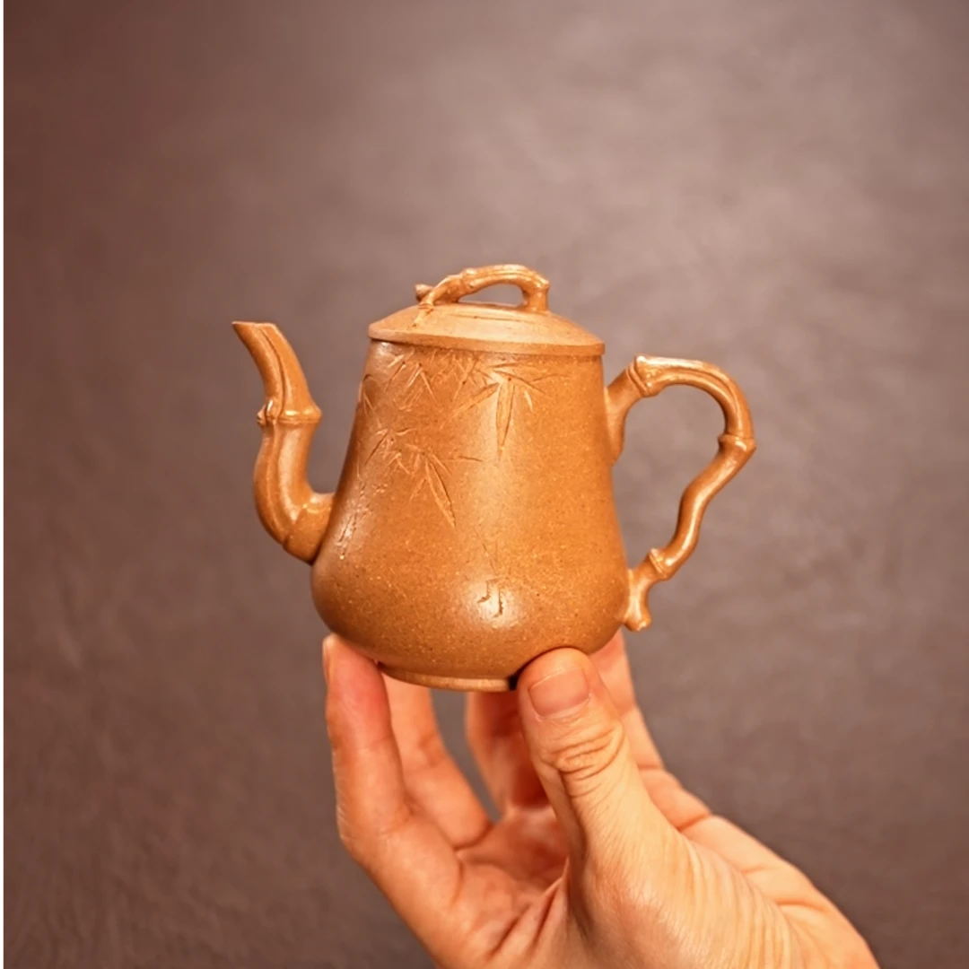 宜兴原矿紫砂壶精美茶壶纯手工降坡泥【不秋水】100毫升