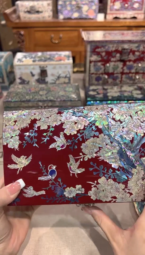 【闪购商品】按扣满贝弘贝雅螺钿漆器文化馆