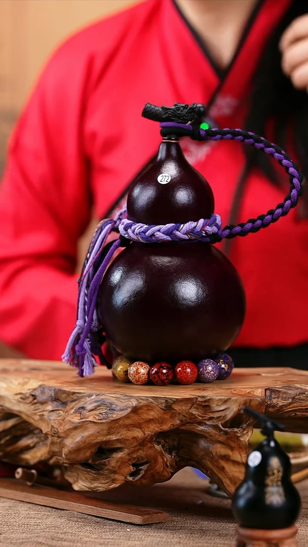 【闪购商品】272—光岳葫天然大漆酒葫芦不含漆珠