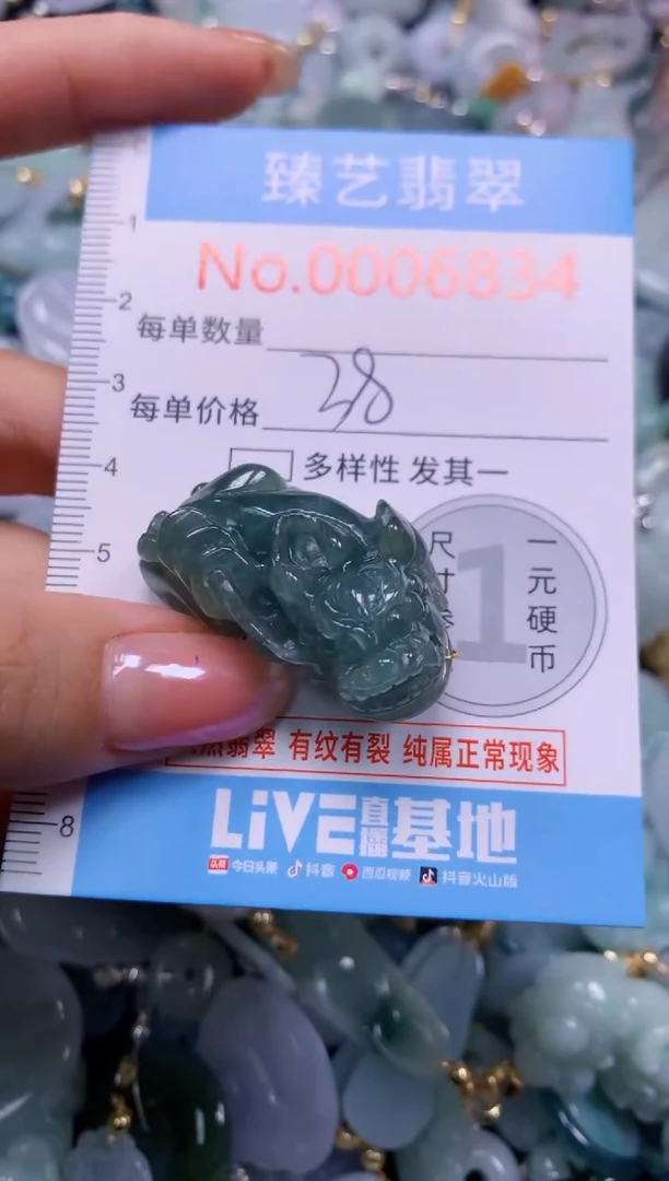 颈饰未镶嵌翡翠6834