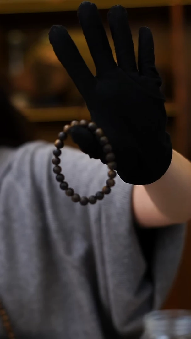 沉香手串电白秘藏 08圆珠单圈 全沉水 多样性发一