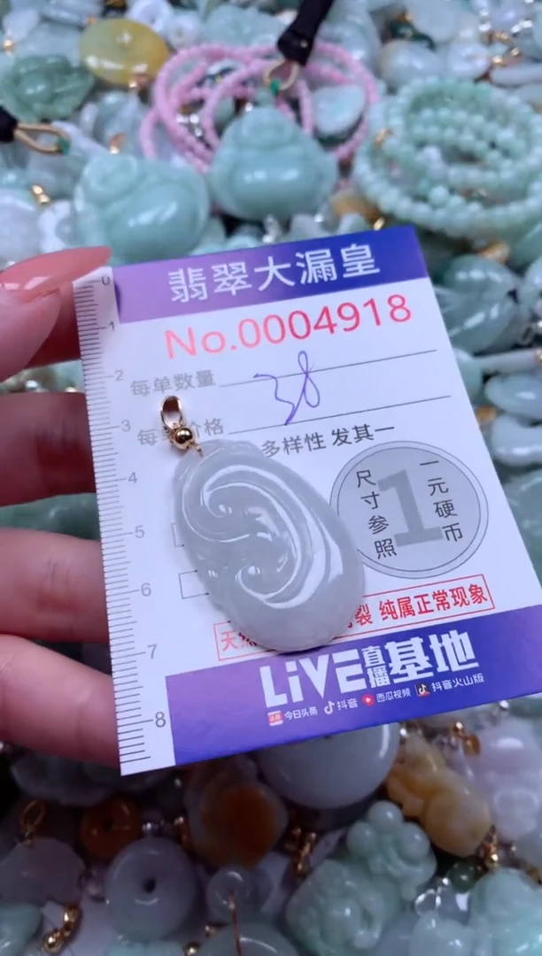 吊坠(不含链)未镶嵌翡翠4918