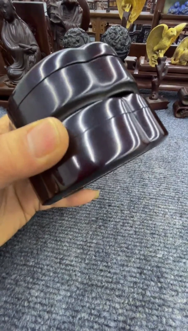 【闪购商品】木香盒一对（收古藏今）