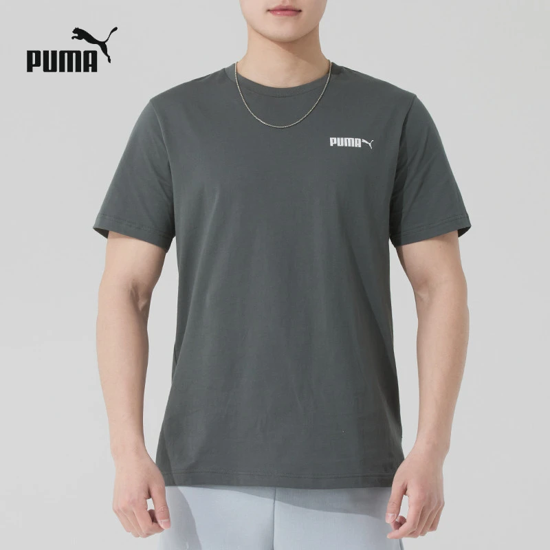 Puma彪马男装短袖T恤2025新款运动休闲服上衣圆领透气半袖 691340