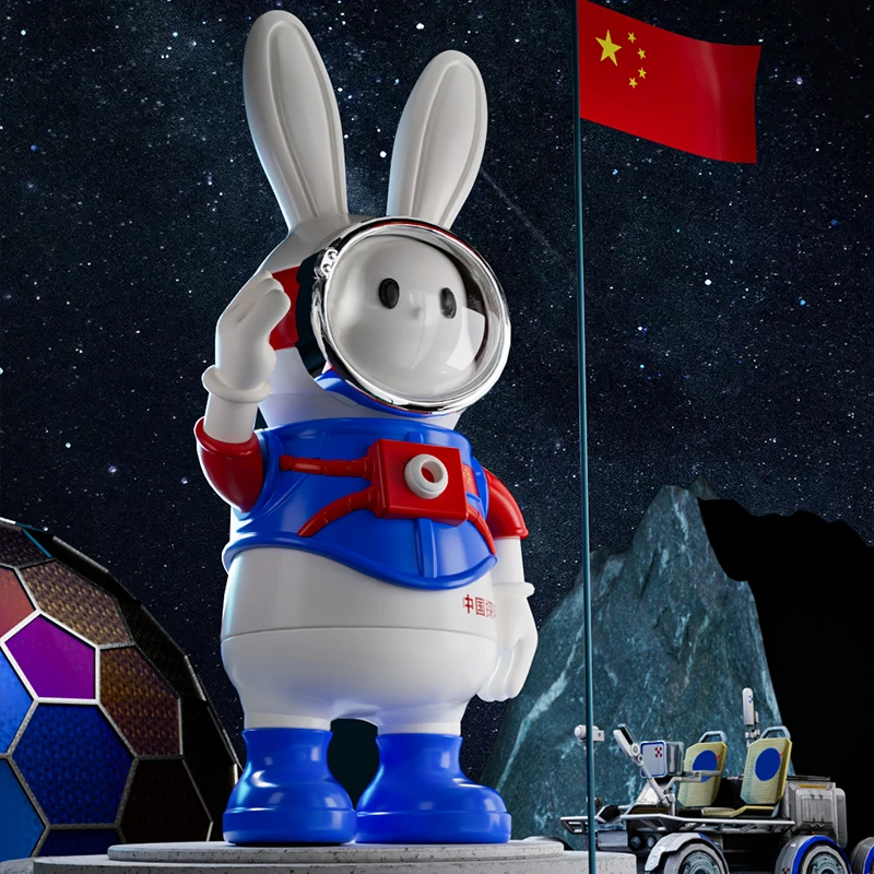 【颜色随机】兔星星TO STAR探月316不锈钢玉兔水杯