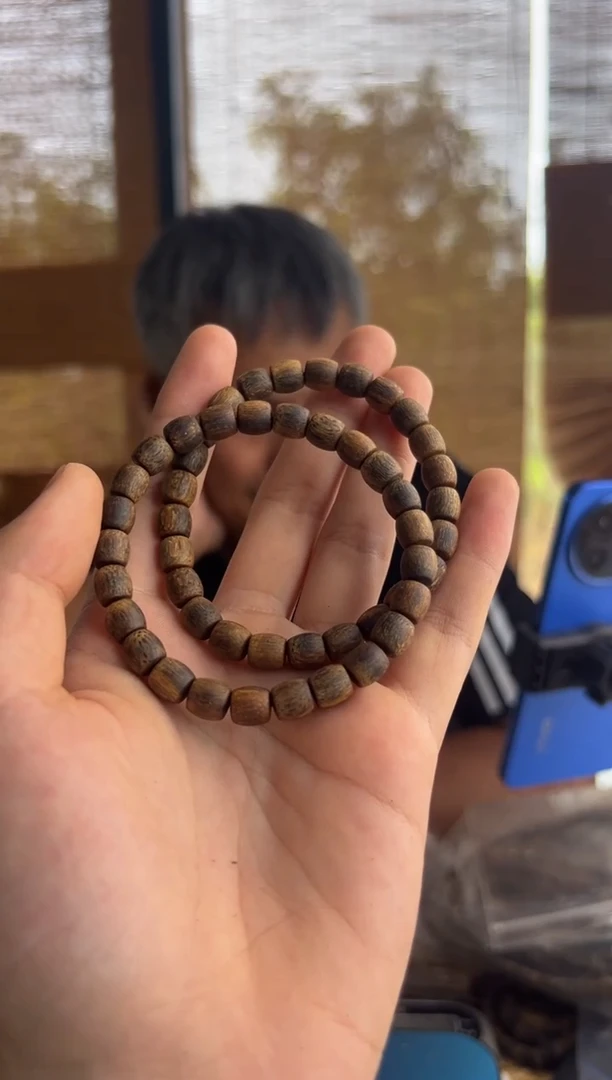 手串沉香奇楠沉香沉水鼓珠07单圈7克多样性发一