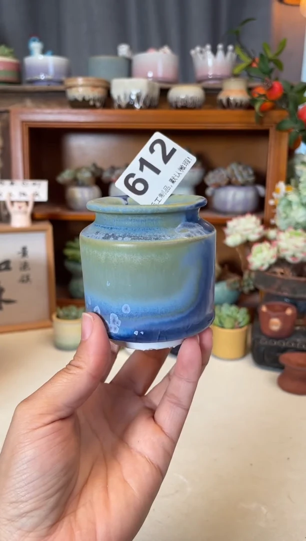 瓷片612知木小芳花盆