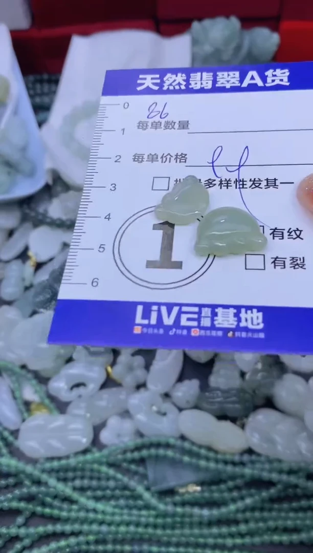 颈饰未镶嵌翡翠天然翡翠A货批量多样性发一件
