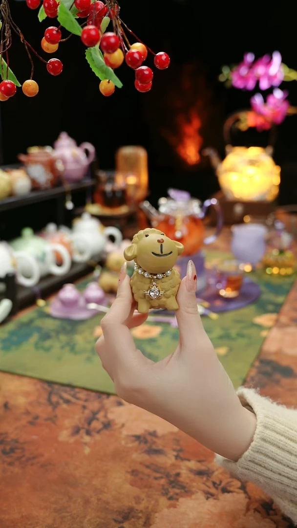 【闪购商品】快乐小羊紫砂茶宠摆件