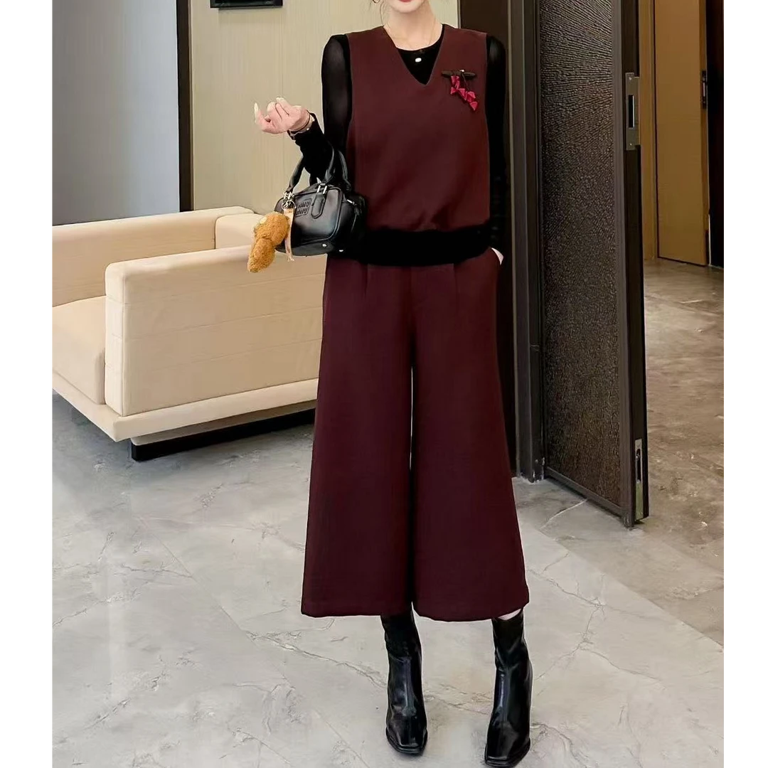 小施家韩版高端设计气质三件套套装650