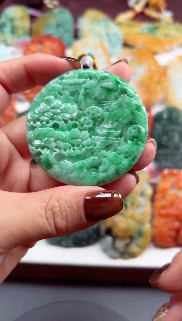 吊坠(不含链)未镶嵌翡翠2