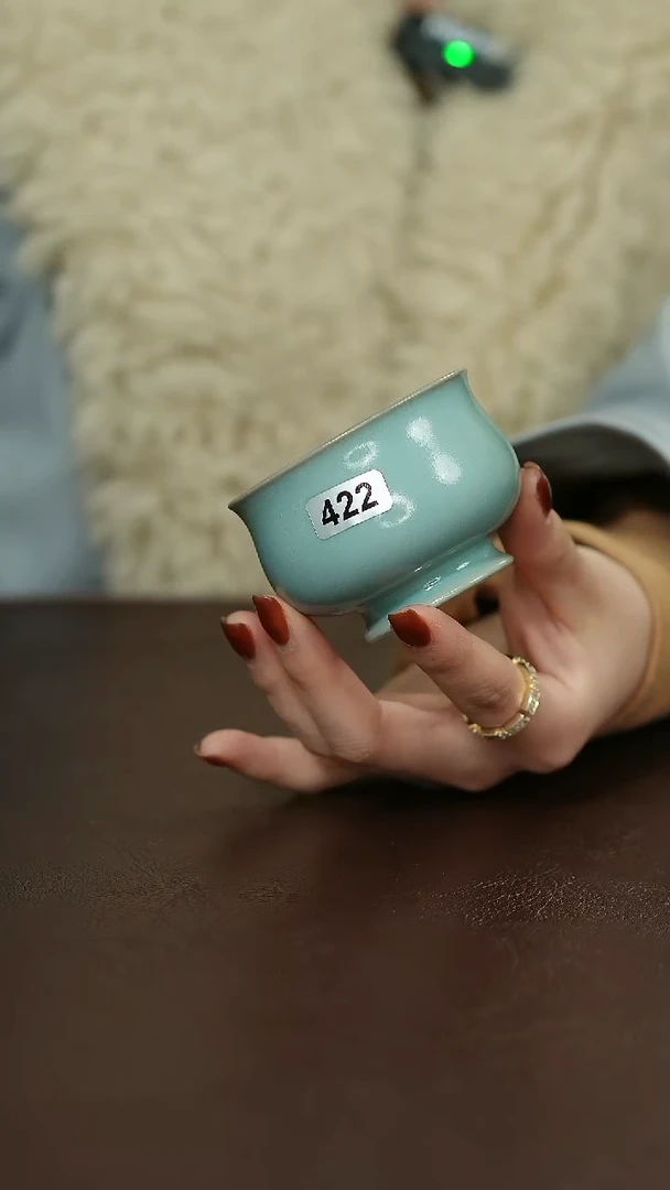 摆件瓷422汝宋汝瓷原矿釉