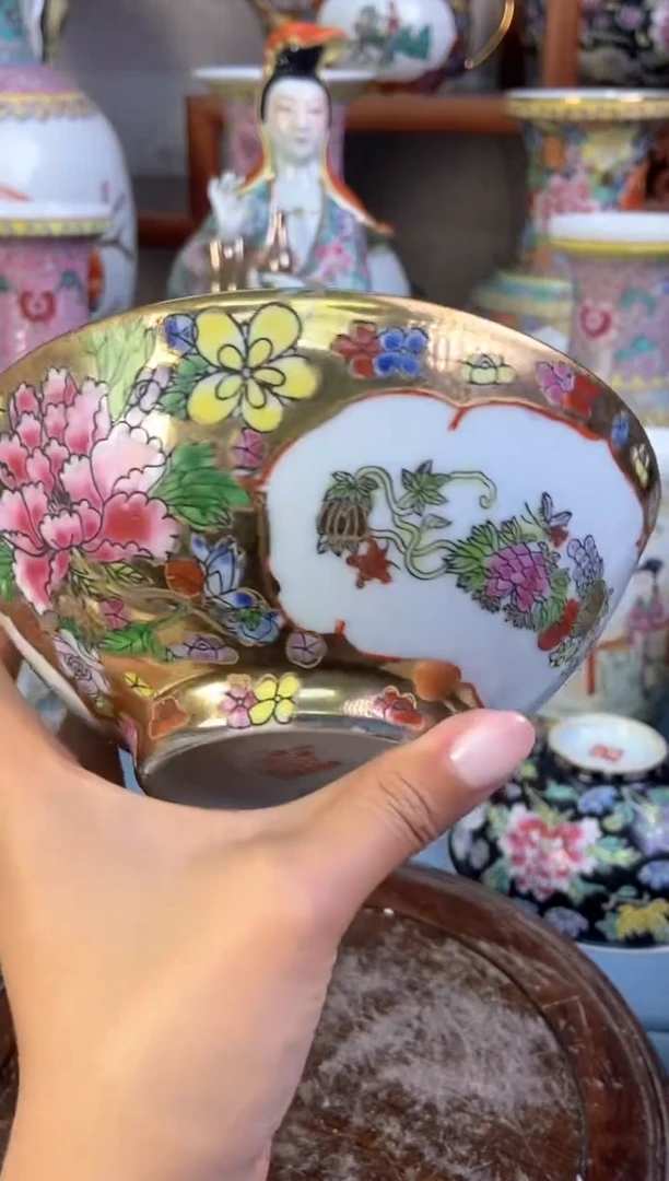 瓷片微瑕慎拍景德镇窑老厂瓷器单件