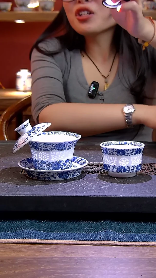 简装家用款2件套 白瓷陶瓷茶具