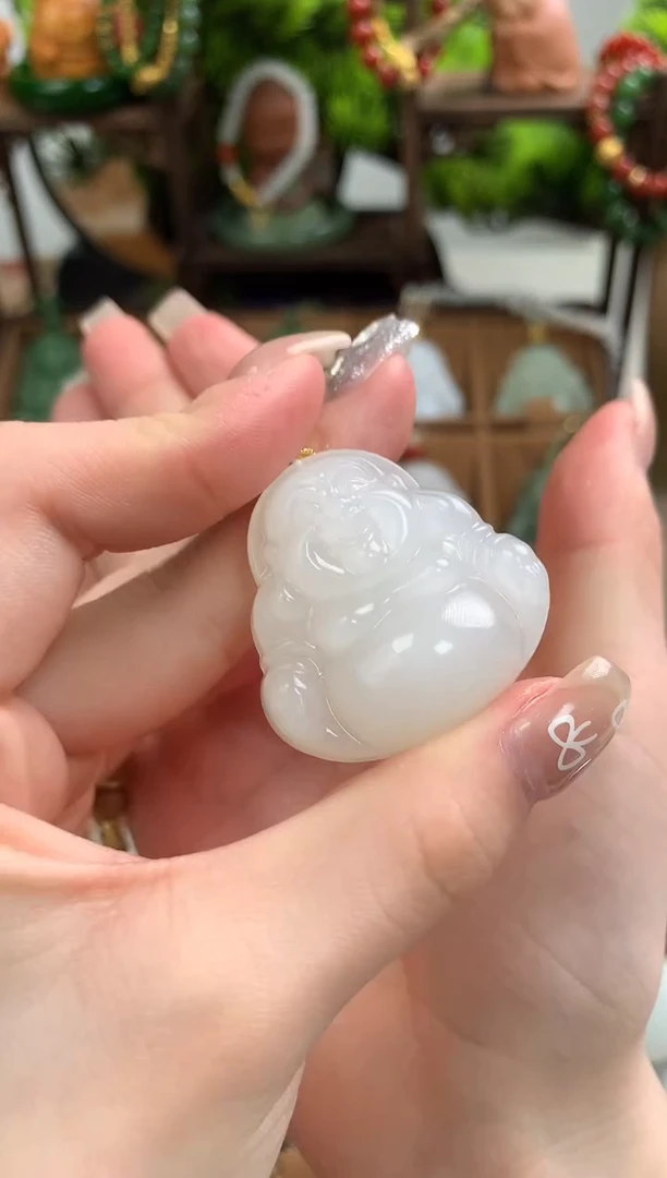 【闪购商品】和田玉颈饰未镶嵌吊坠35mm