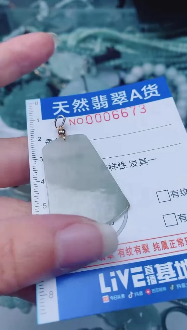 颈饰未镶嵌翡翠00006673