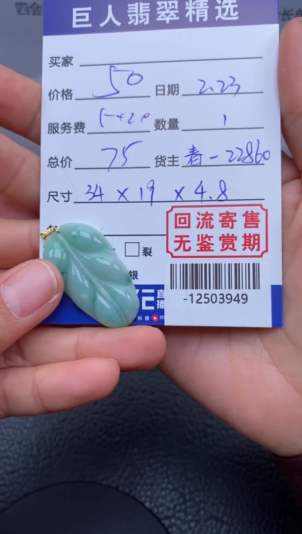 【闪购商品】翡翠颈饰18K金镶嵌多人-12503949