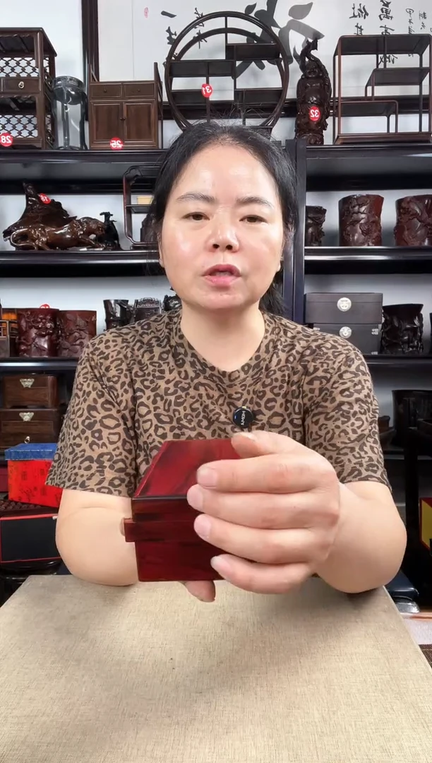 木小机关盒老李红木工艺品