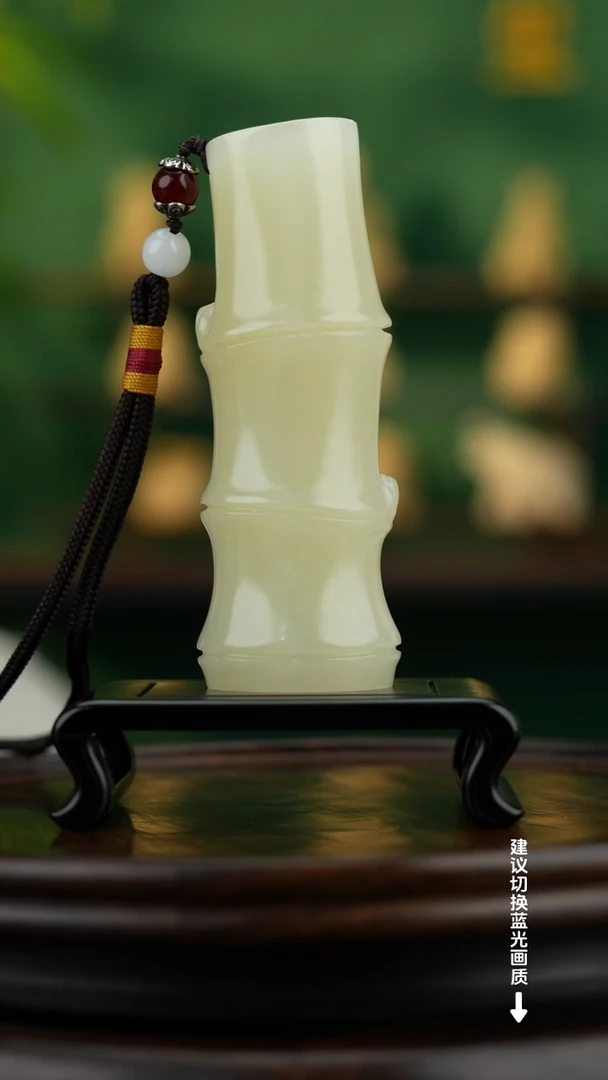 玉【节节高升】天然玉石手把件