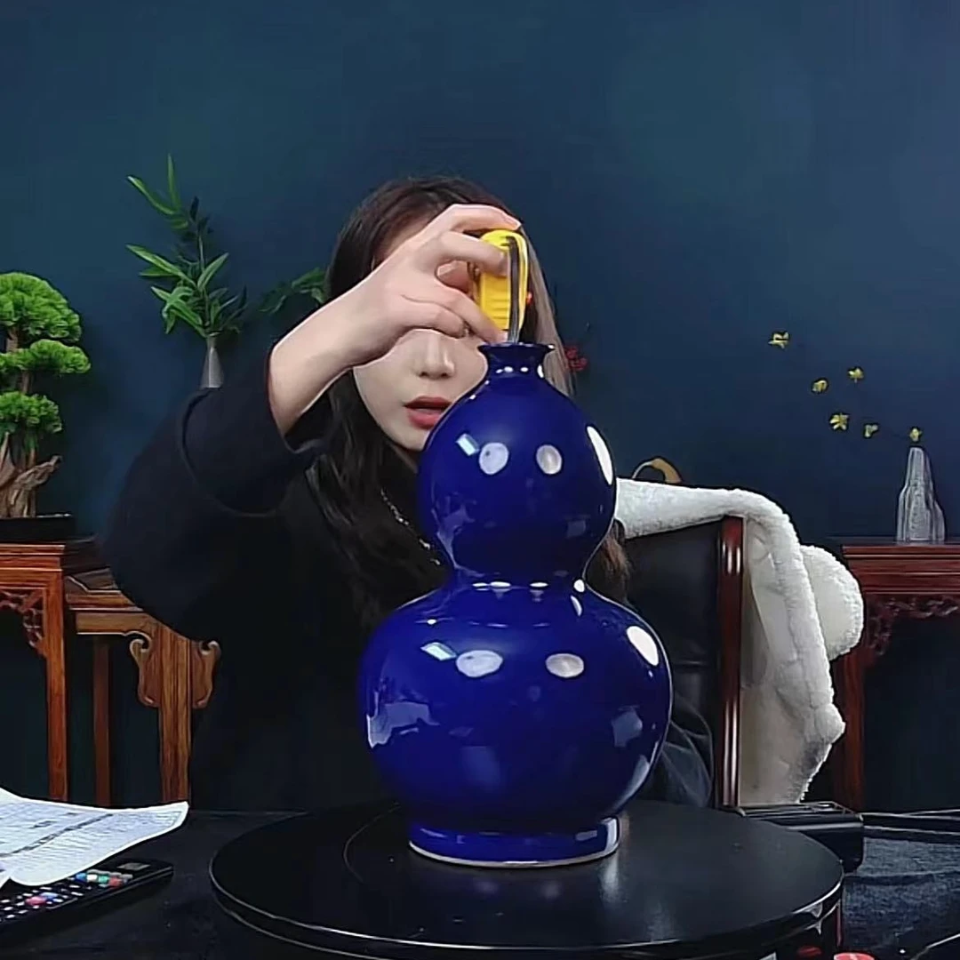 霁兰釉葫芦瓶   H406-031