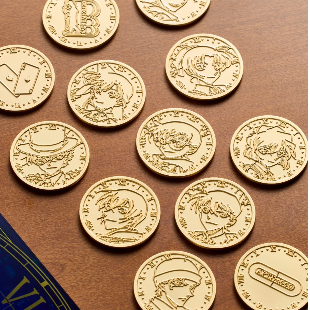 【正版名侦探柯南｜上海快闪金属纪念币盲抽】