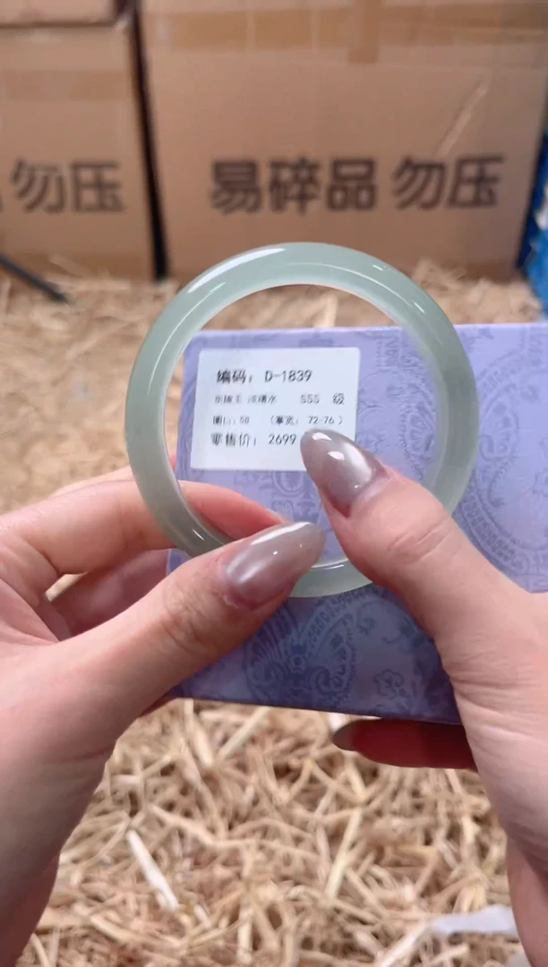 未镶嵌手镯石英质玉D-1839