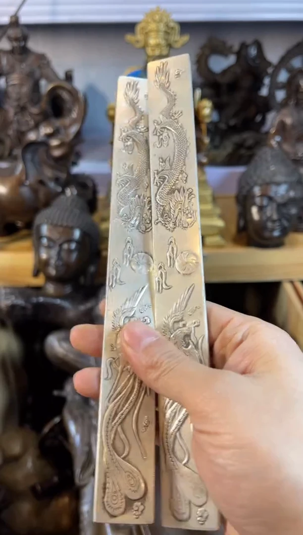 【闪购商品】.龙凤案台摆件 物品摆件