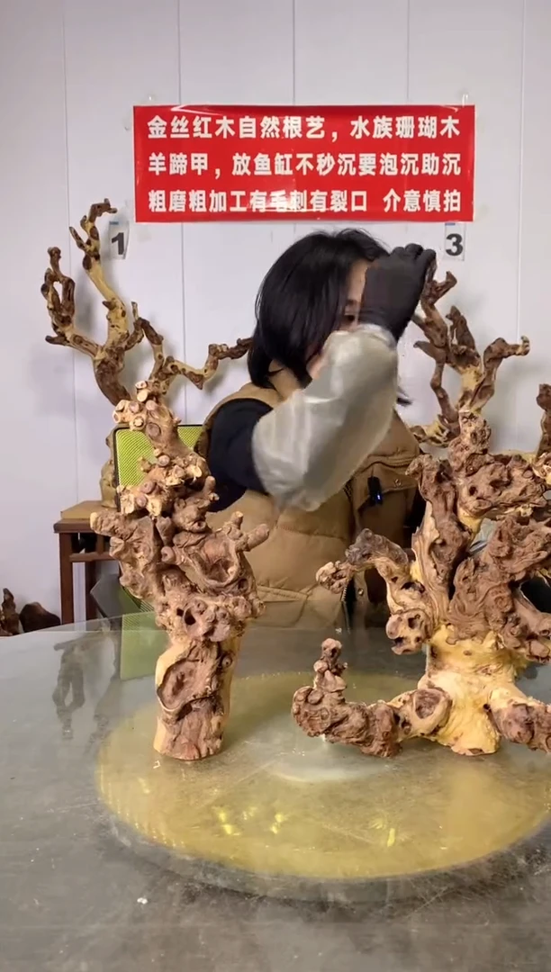 【闪购商品】木金丝红木 羊蹄甲